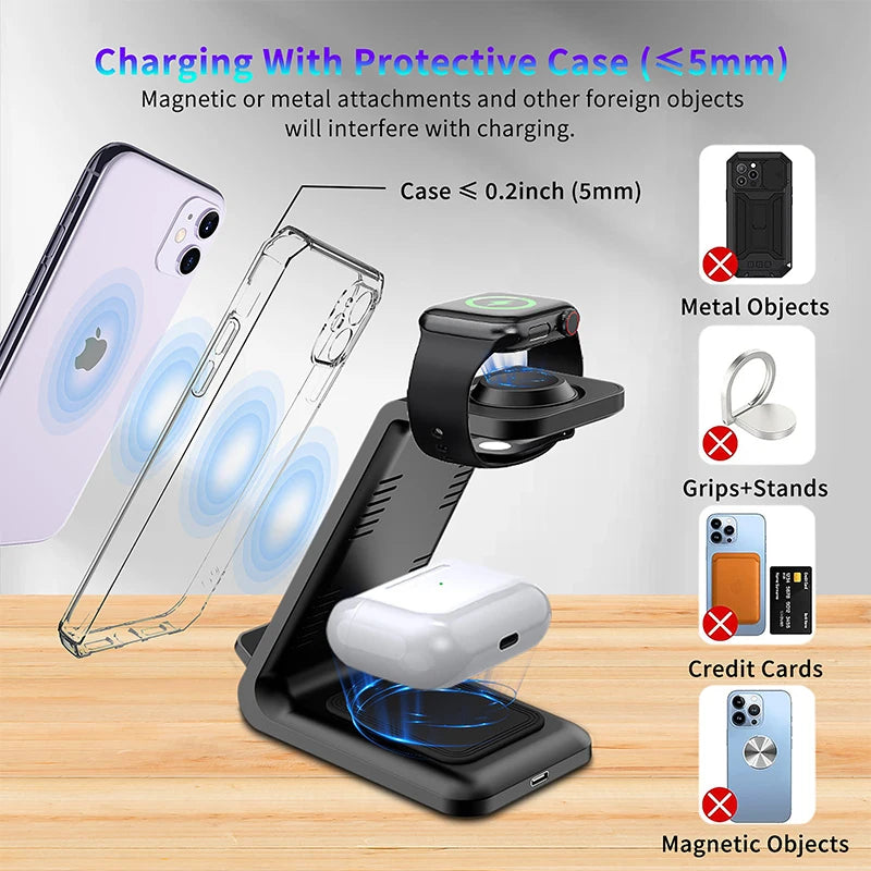 NightStand Pro Luxury Wireless Charger Dock