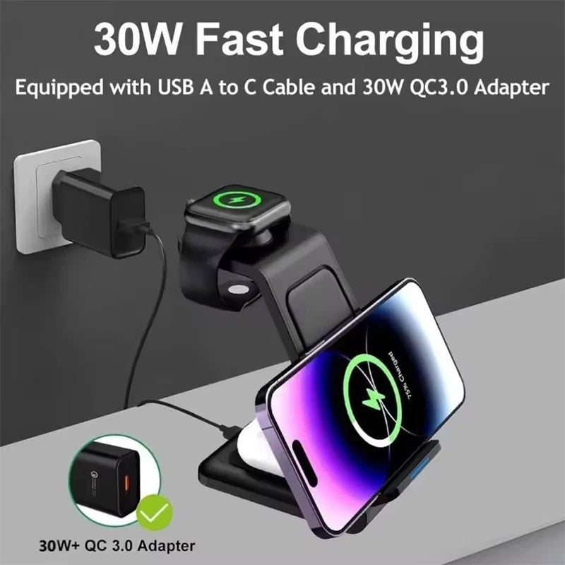 NightStand Pro Luxury Wireless Charger Dock