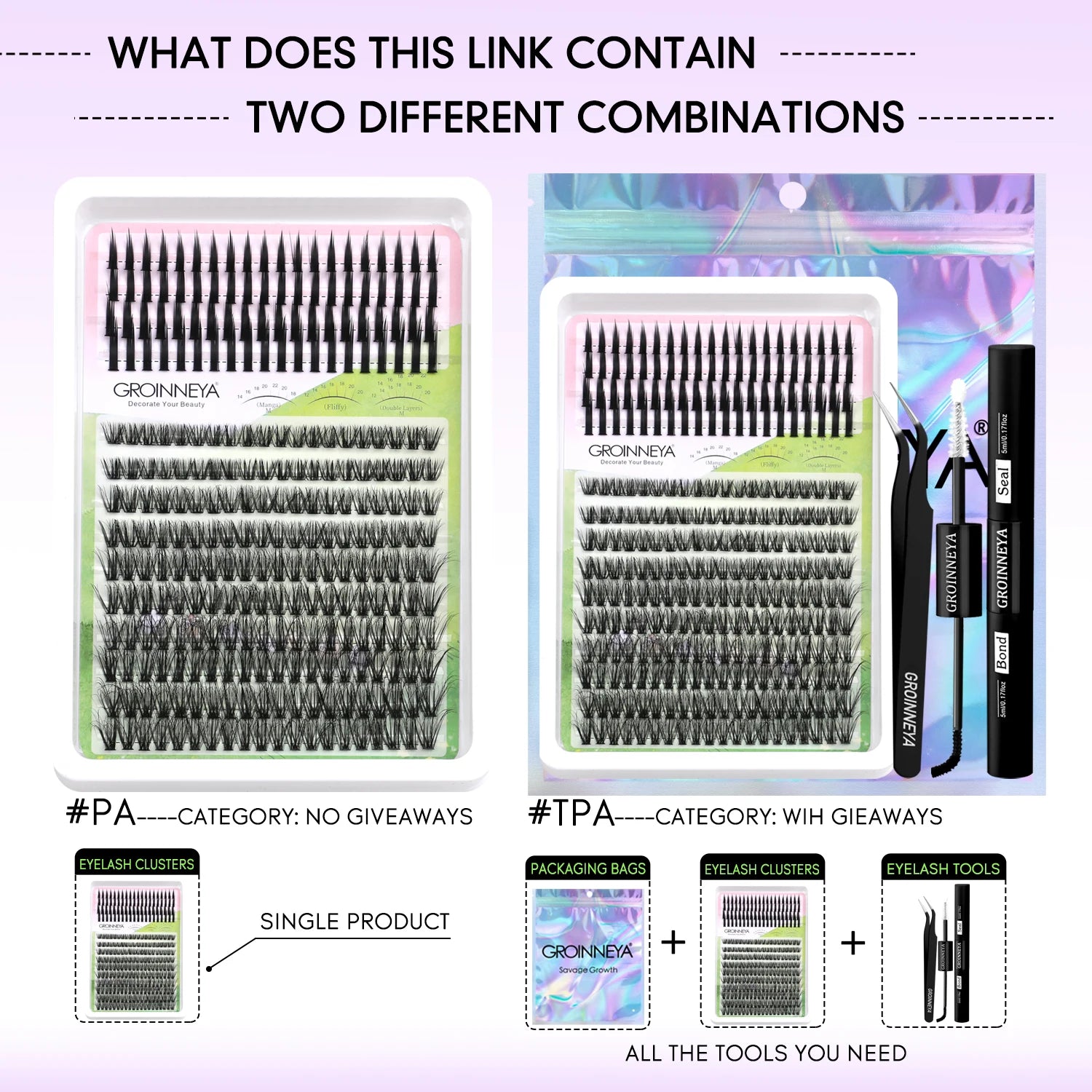 Manga Lash Cluster Kit