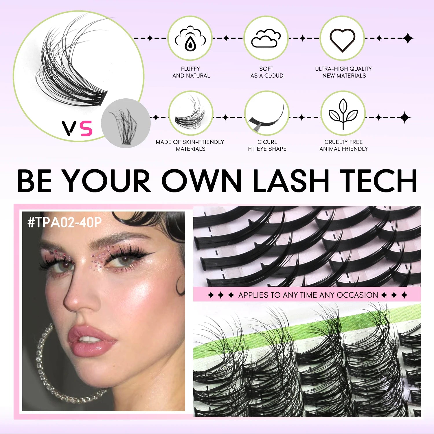 Manga Lash Cluster Kit