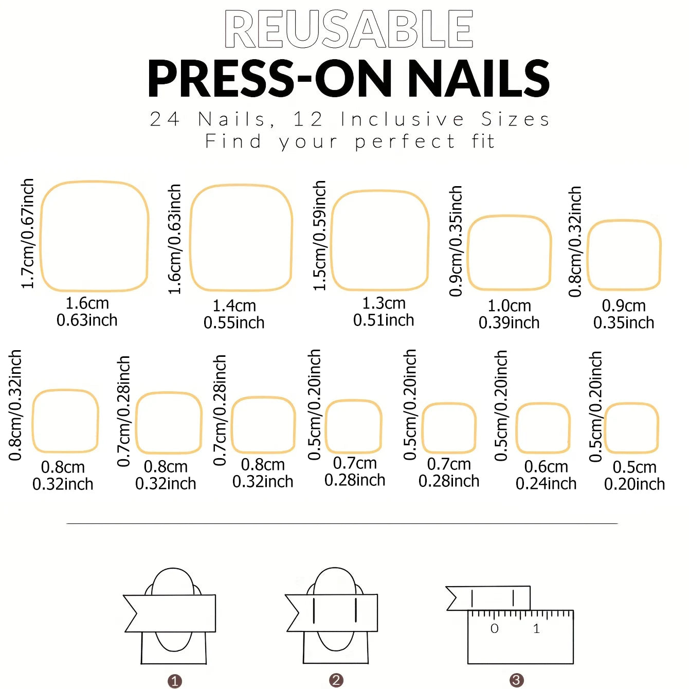 Everyday Short Toe Nail Set